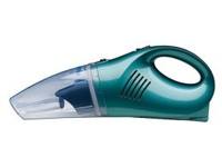 A handheld vacuum cleaner.